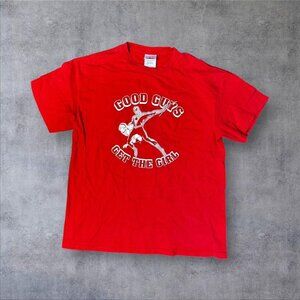 Funny Spider-Man “Good Guys Get The Girl” Tee – Large